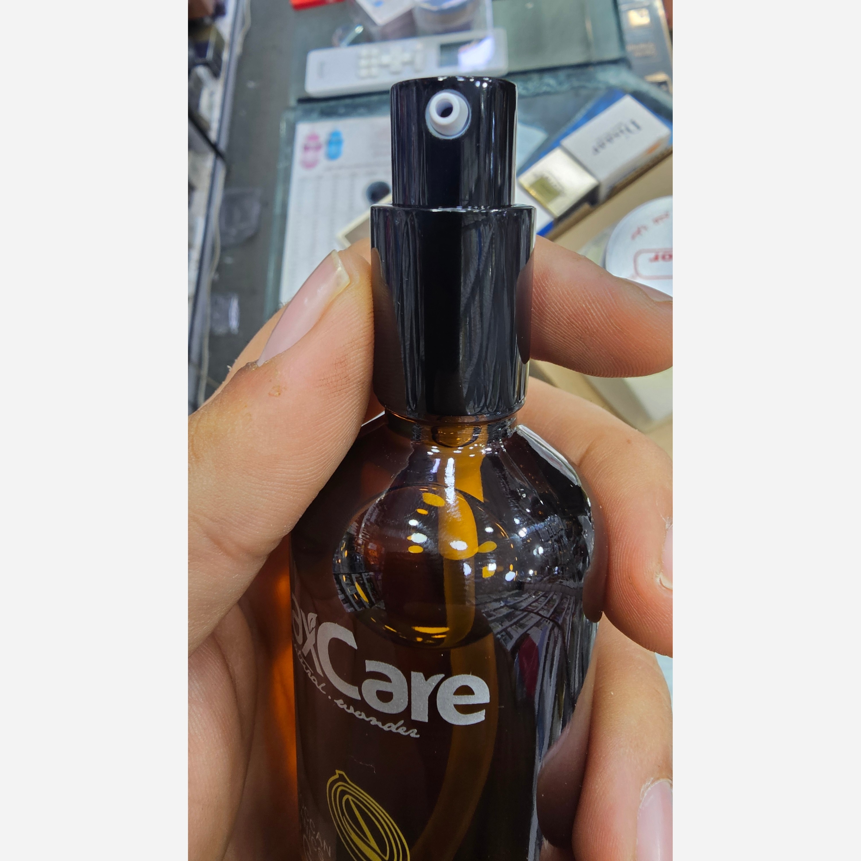 روغن ارگان مکس کر maxcare ضد حرارت و مخصوص موهای کراتین و رنگ شده آسیب دیده