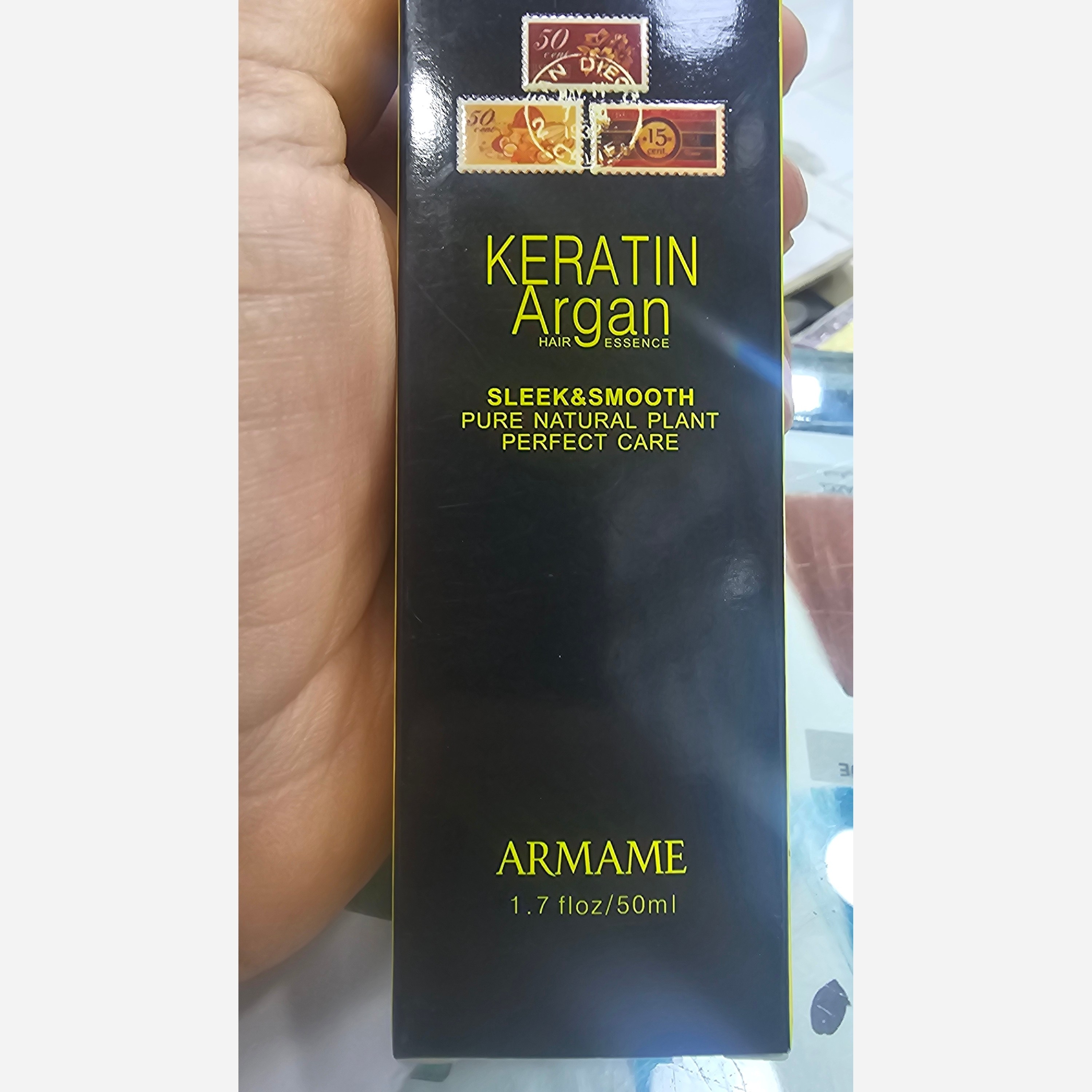 روغن آرگان و کراتین مو آرمامه تقویت کننده و ضد وزی و موخوره