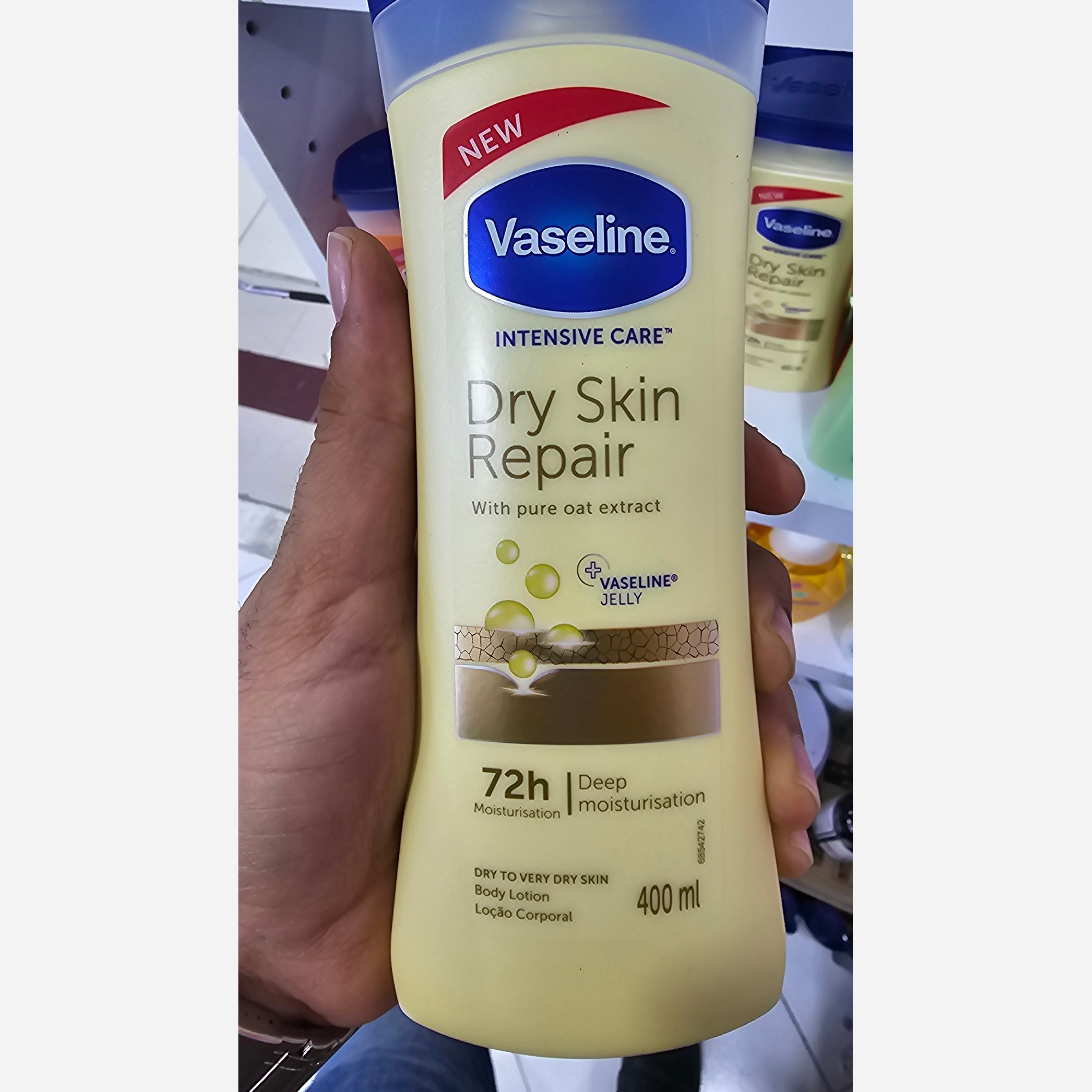لوسیون وازلین جو دوسر ترمیم کننده قوی پوست dry Skin Repair حجم 400 میل اورجینال