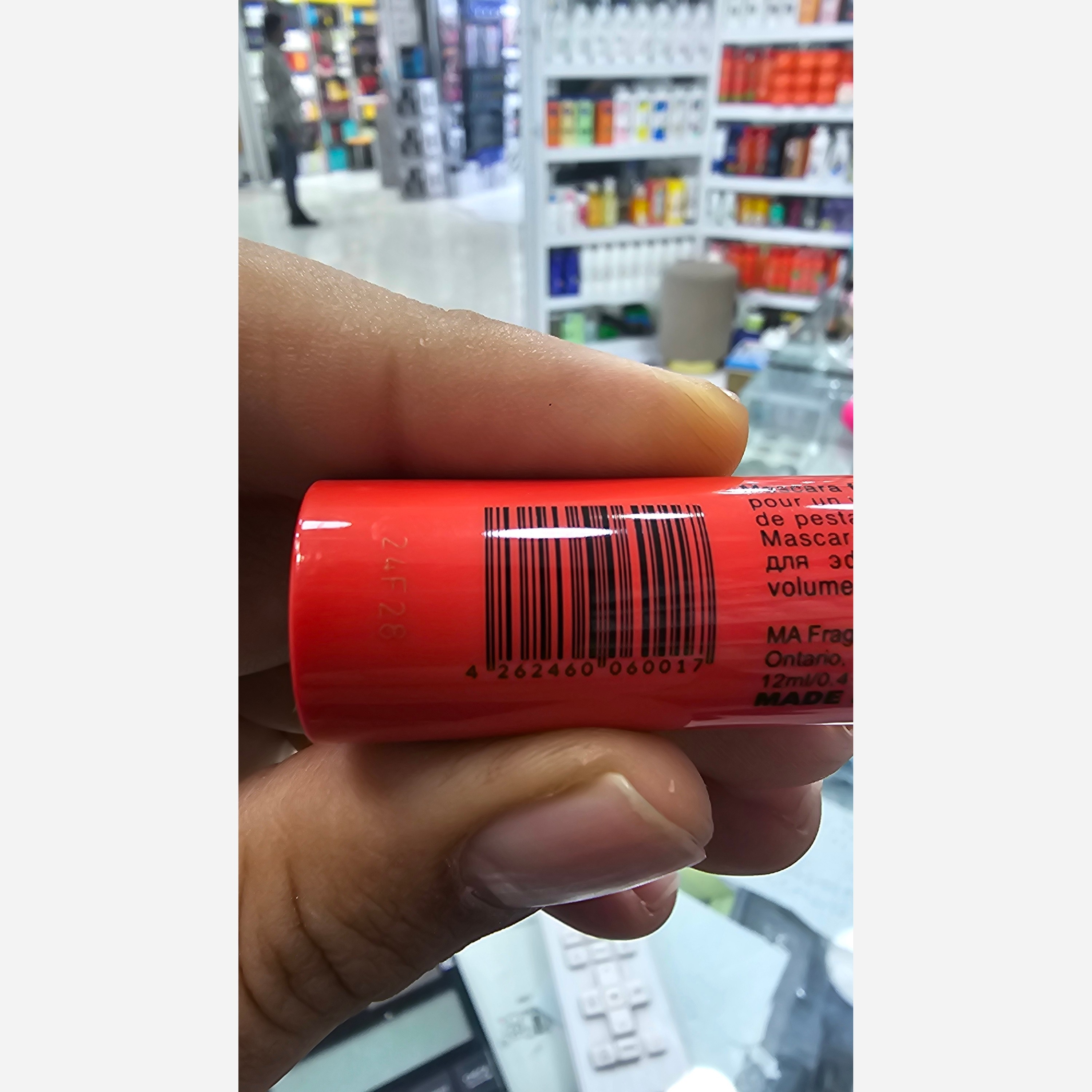 ریمل بیو نارنجی اورجینال حجم دهنده و بلند کننده مژه ضد حساسیت