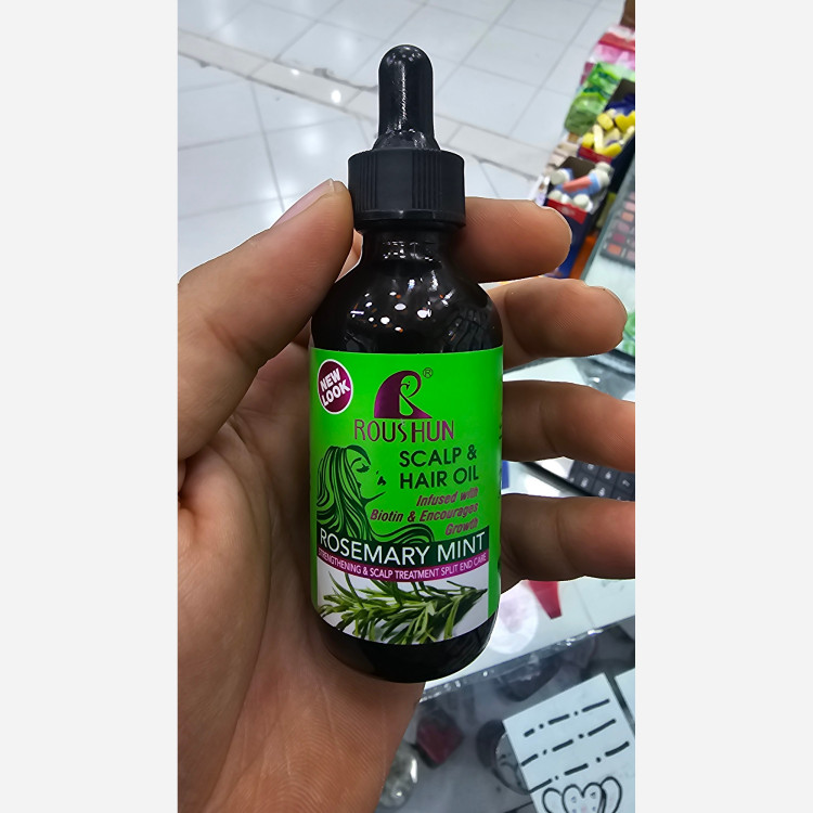 روغن رزماری بیوتین روشان ضد موخوره و ضد ریزش و تقویت کننده ریشه مو و پیازچه مو