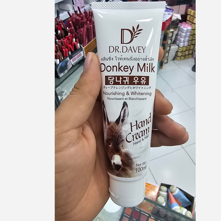 کرم دست شیر الاغ دکتر دیوی درمان خشکی و اگزما پوستی و ترمیم کننده ناخن حجم 100 میل