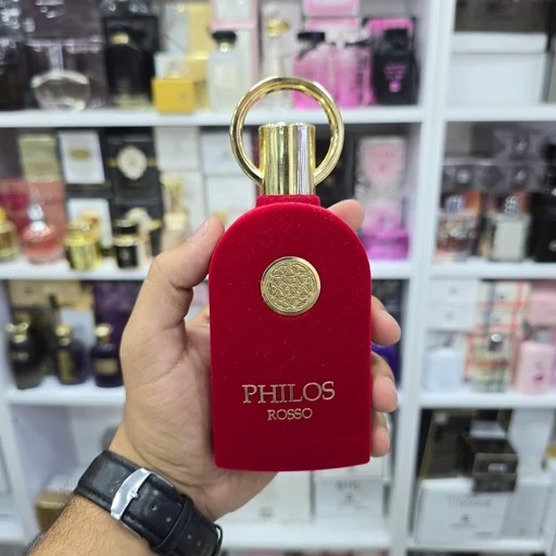 ادکلن ادوپرفیوم فیلوس روسو (PHILOS ROSSO) اصل 100 میل عطر یونیسکس با رایحه گرم و شیرین پخش بو و ماندگاری بالا