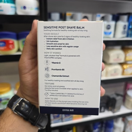 افترشیو نیوآ مردانه مدل Sensitive Post Shave Balm حجم 100 میل