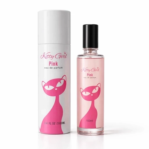 بادی اسپلش شاین دار کیتی گرل صورتی Pink حجم 100 میل
