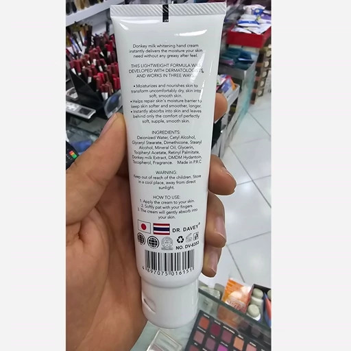کرم دست شیر الاغ دکتر دیوی درمان خشکی و اگزما پوستی و ترمیم کننده ناخن 100ML