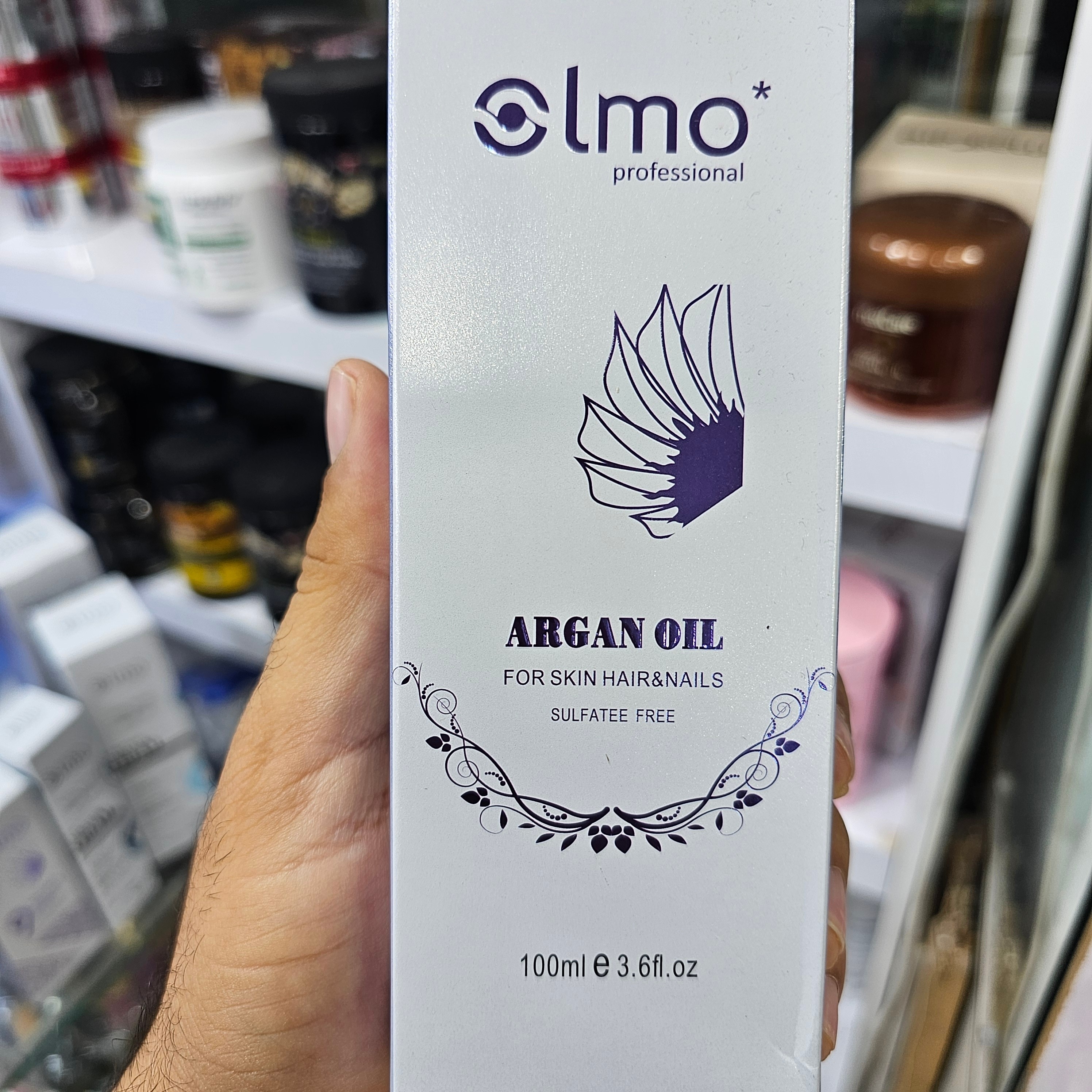 روغن مو آرگان اولمو اسپانیایی اورجینال 100 میل مخصوص پوست . مو . ناخن فری سولفات بدون چربی اضافی تقویت کننده و آبرسان