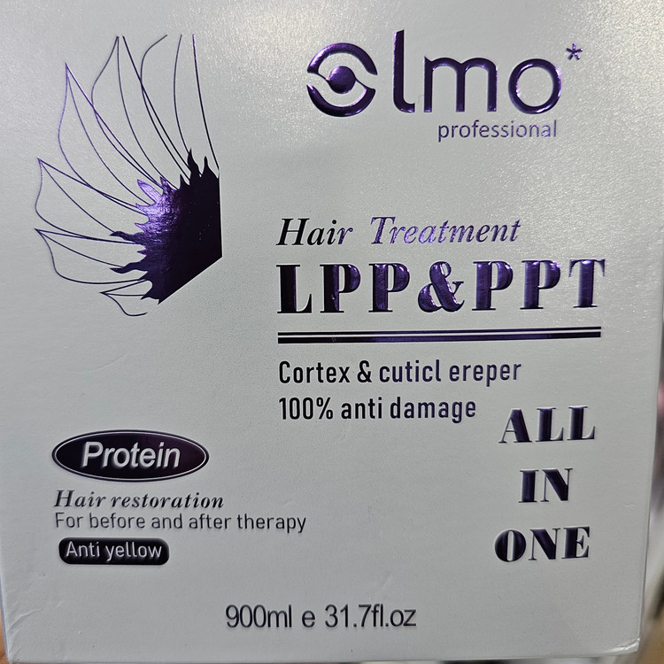 ماسک مو پروتئینه ال پی پی اولمو اورجینال احیا و صافی بالا موهای آسیب دیده و دکلره شده و سوخته بدون سولفات و پارابن900م