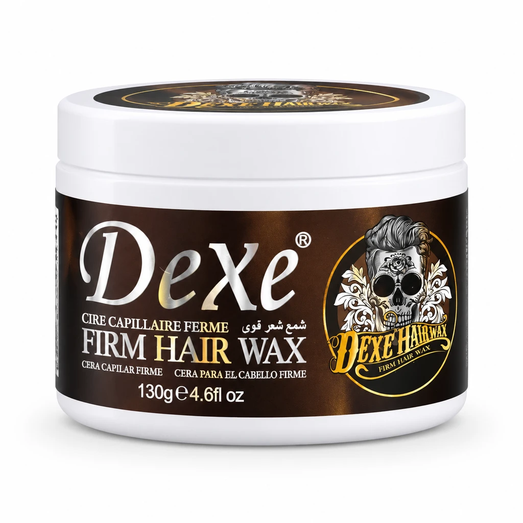 واکس موی دکس (Dexe) مدل قهوه ای Firm Hair Wax - حجم 130 گرم حالت دهنده و تثبیت کننده قوی