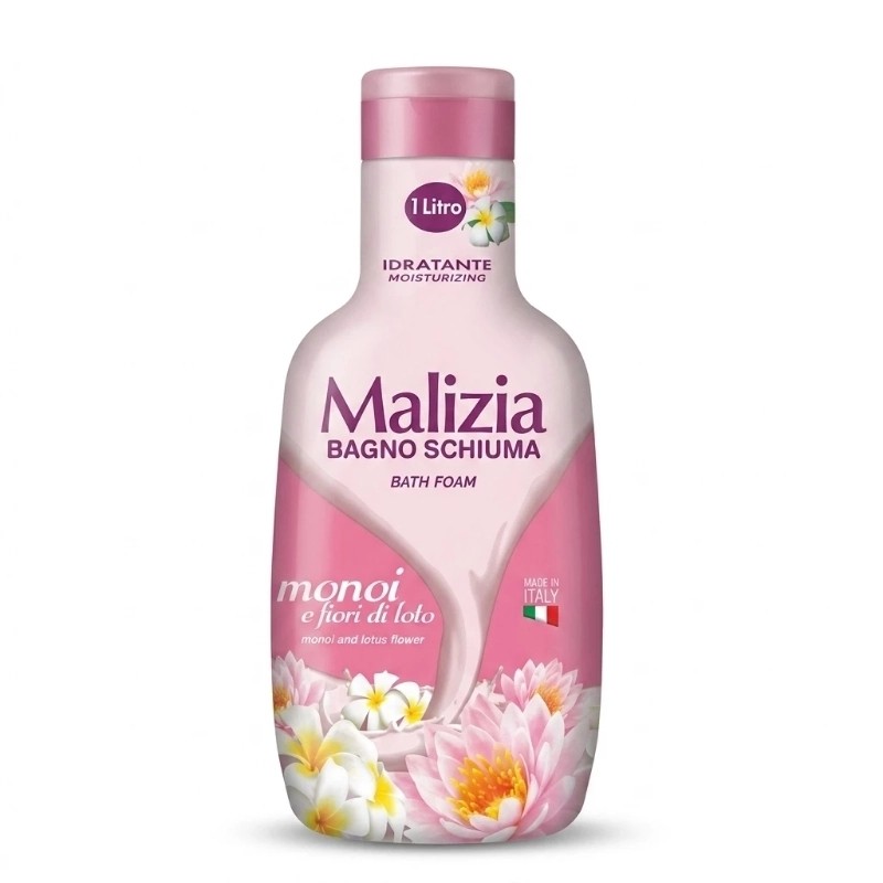 شامپو بدن و کف حمام مالیزیا اورجینال مدل Monoi and Lotus Flower (1 لیتری) لطافت و طراوت استوایی حجم 1000 میل