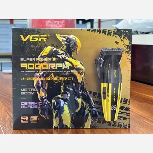 ماشین اصلاح حجم زن وی جی آر مدل V-285 با تیغه سرامیک و برش مستقیم