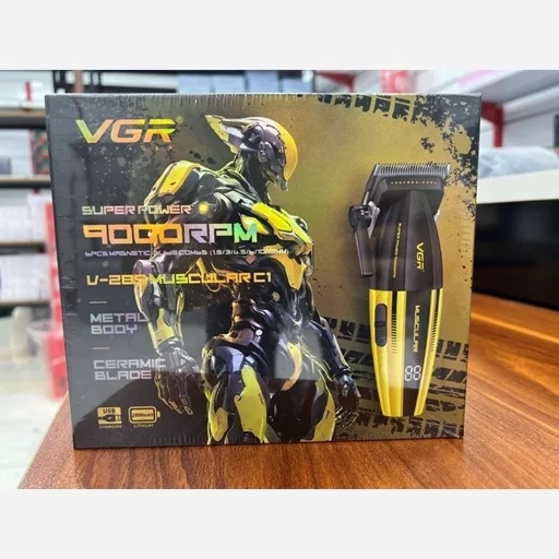 ماشین اصلاح حجم زن وی جی آر مدل V-285 با تیغه سرامیک و برش مستقیم