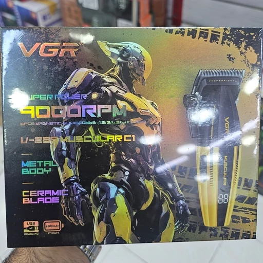 ماشین اصلاح حجم زن وی جی آر مدل V-285 با تیغه سرامیک و برش مستقیم