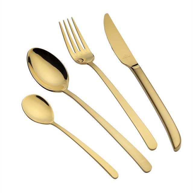 سرویس قاشق و چنگال 18نفره 95تکه عرشیا مدلTM548GS-3459