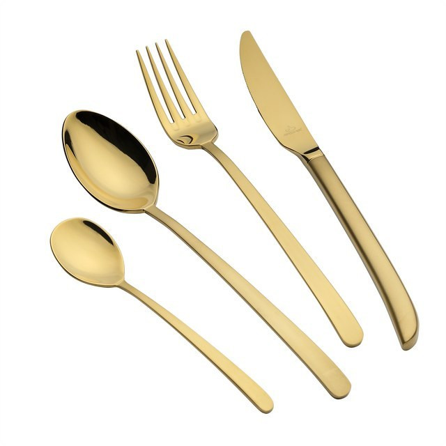 سرویس قاشق و چنگال 18نفره 95تکه عرشیا مدلTM548GS-3459
