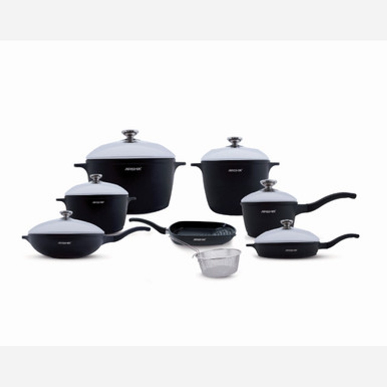 سرویس قابلمه 14پارچه چدن عرشیا مدلCO395-3074