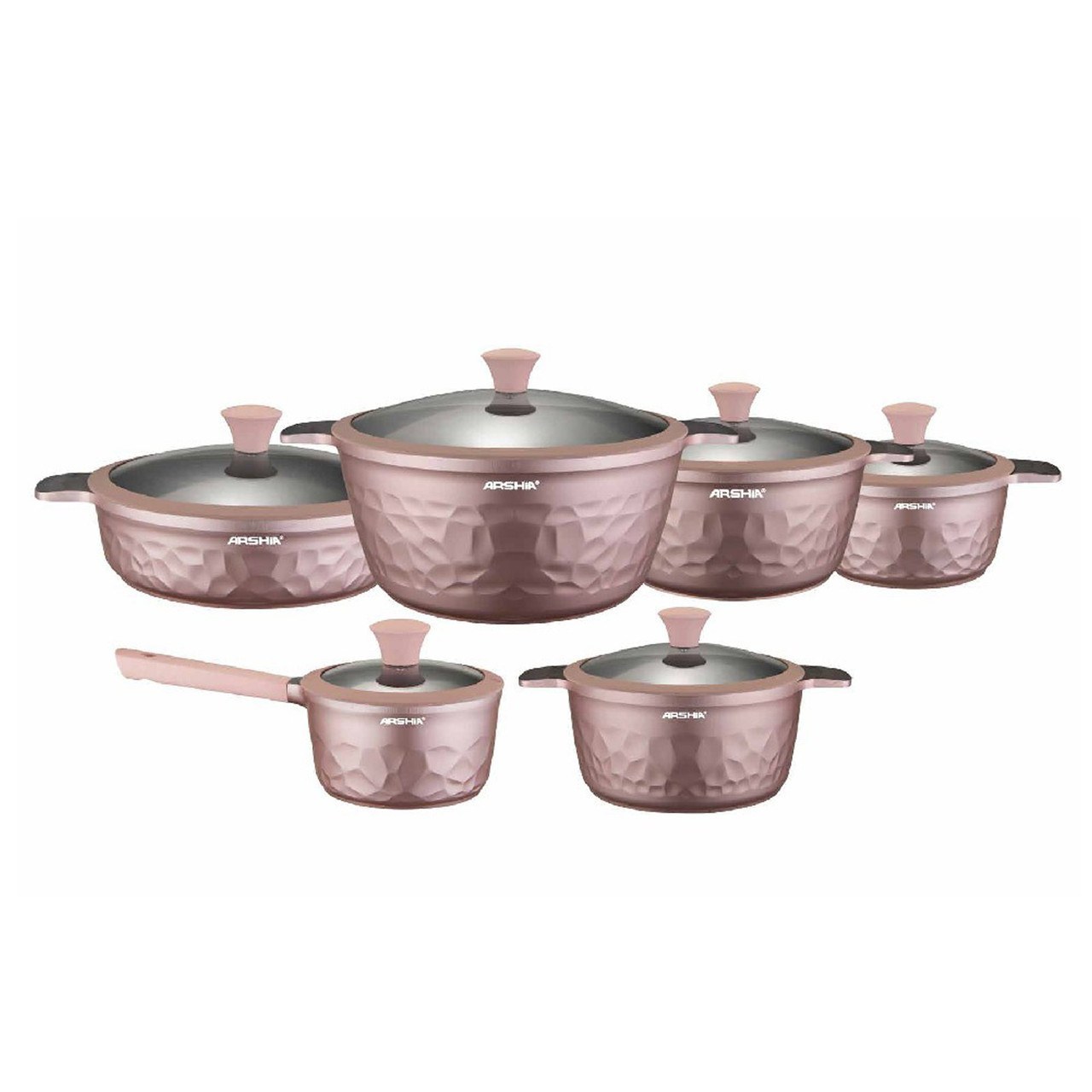 سرویس قابلمه 12 پارچه گرانیت عرشیا مدل CO110-2969