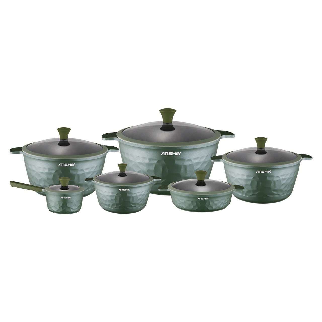 سرویس قابلمه 12 پارچه گرانیت عرشیا مدل CO110-2971