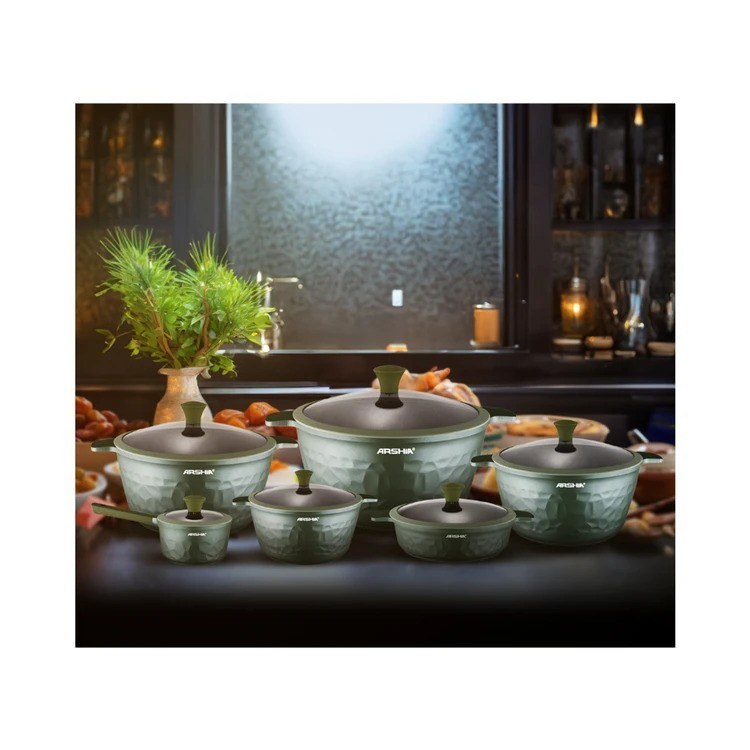 سرویس قابلمه 12 پارچه گرانیت عرشیا مدل CO110-2971