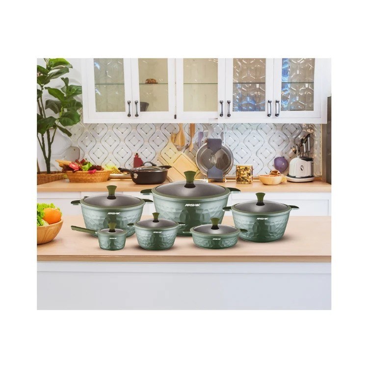 سرویس قابلمه 12 پارچه گرانیت عرشیا مدل CO110-2971