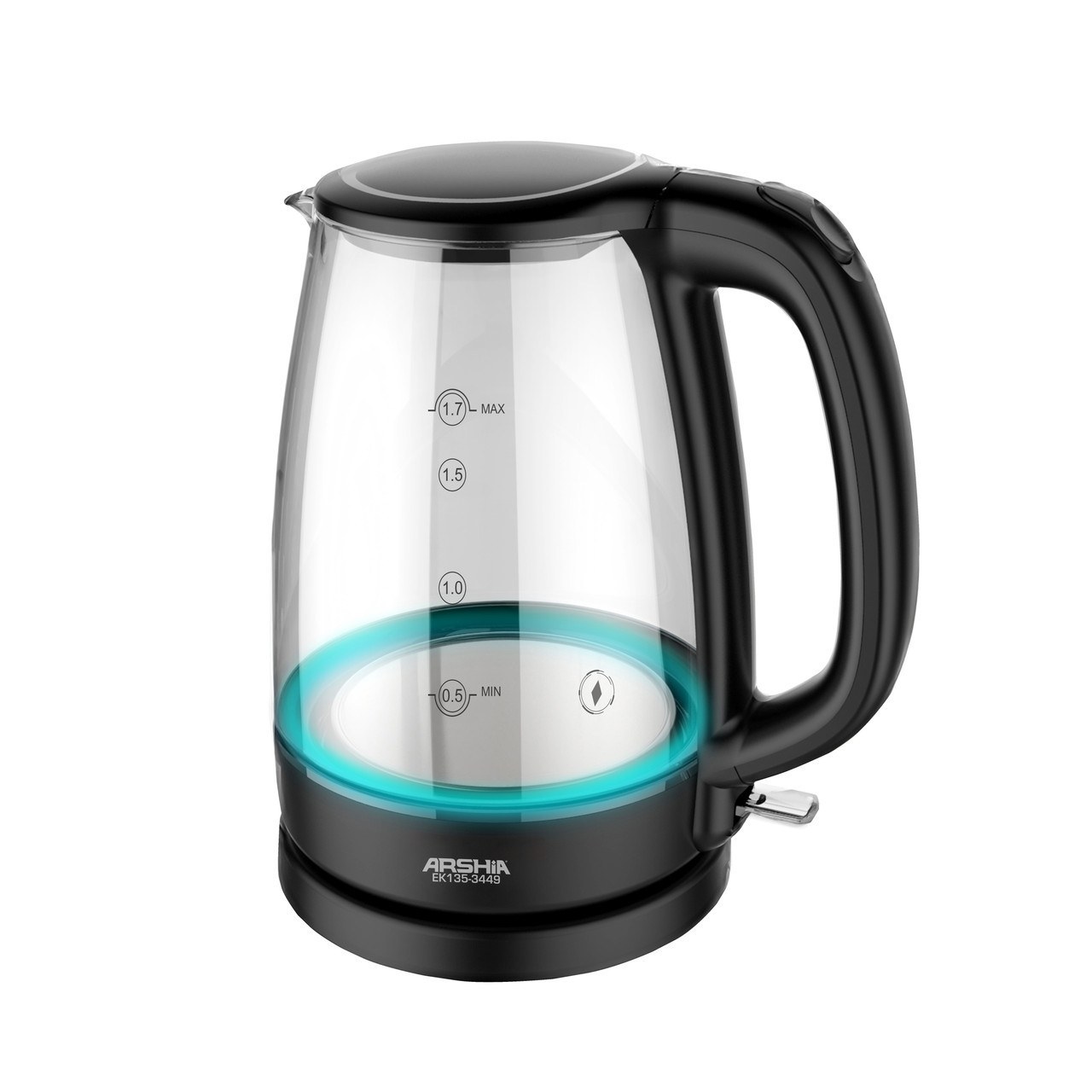کتری برقی شیشه ای عرشیا مدلEK135-3449