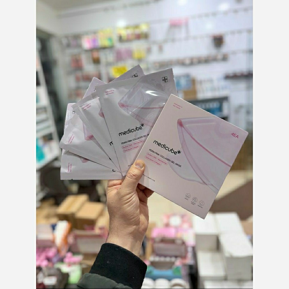ماسک ورقه ای کنترل منافذ و خنک کننده کلاژن مدی کیوب