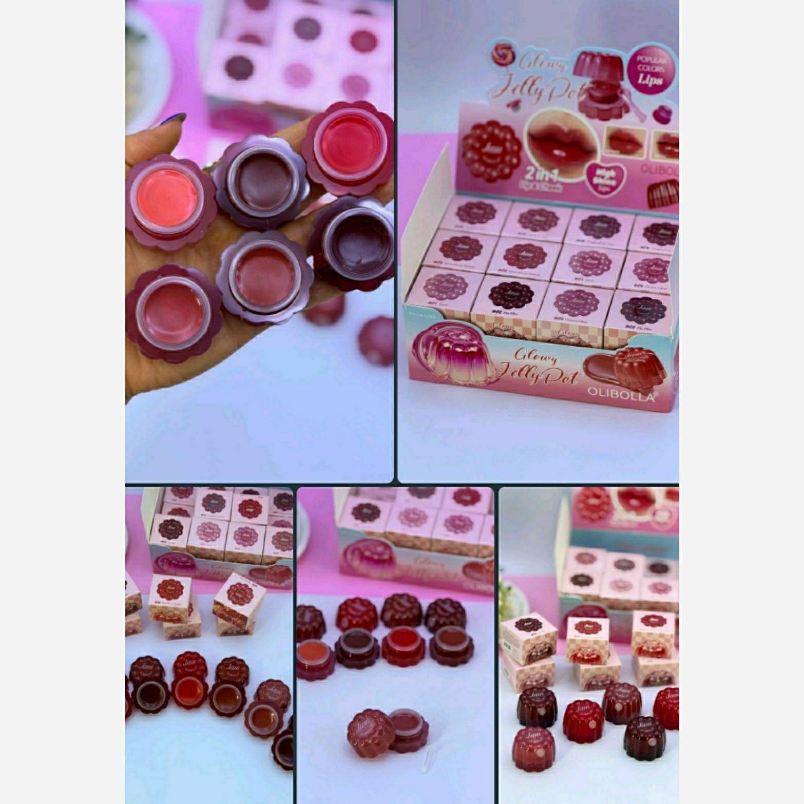ژله لب،رژ لب ژله ای اولیبولا (6عدد)
