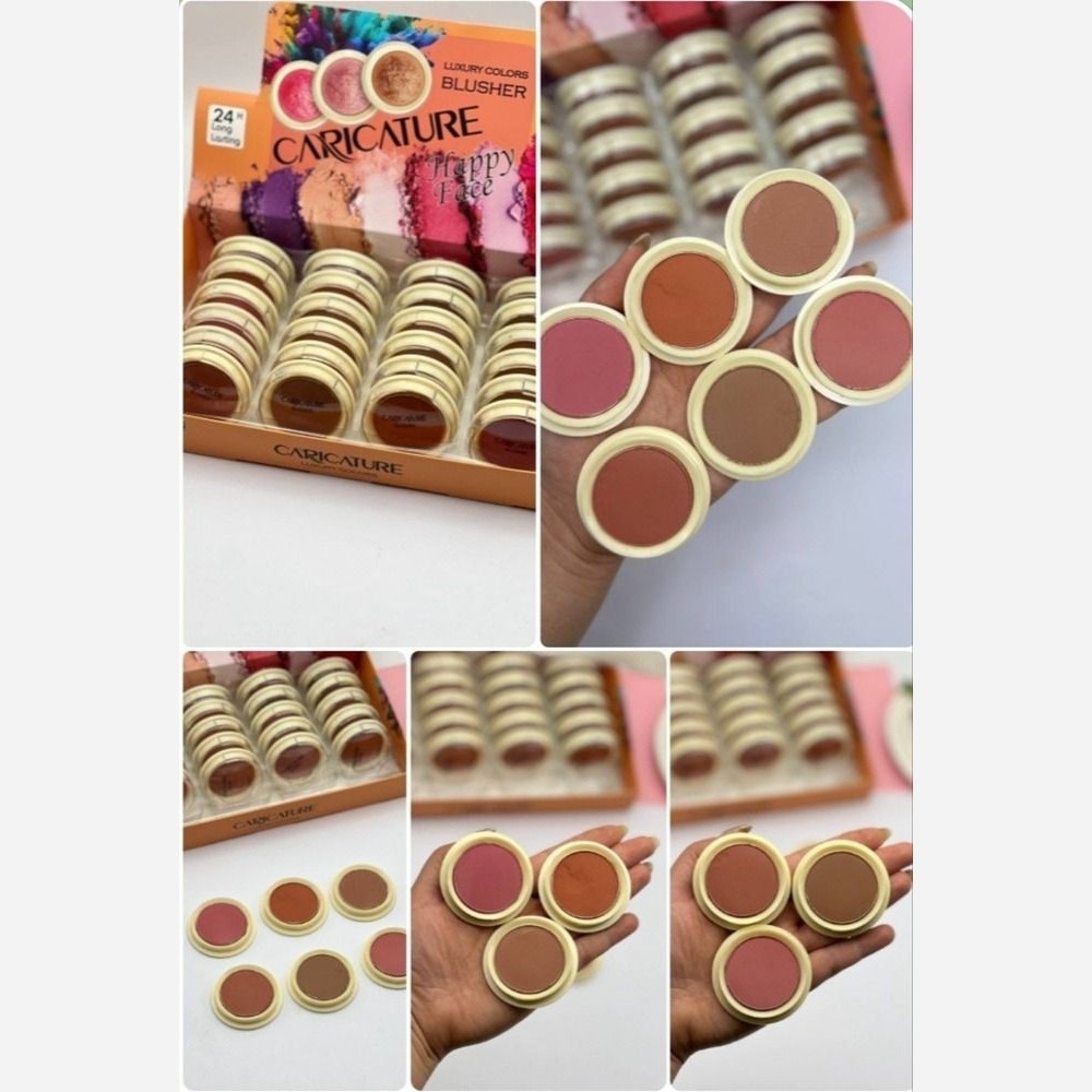 رژگونه مات کاریکاتور