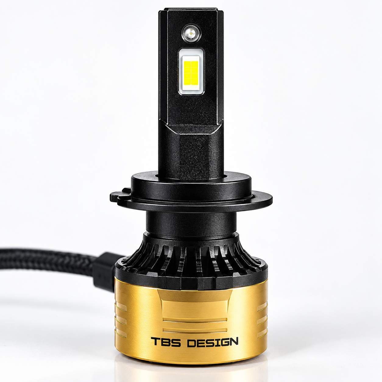 هدلایت خودرو TBS Design مدل T43 PRO پایه H7 توان 120 وات نور زرد 4300 کلوین