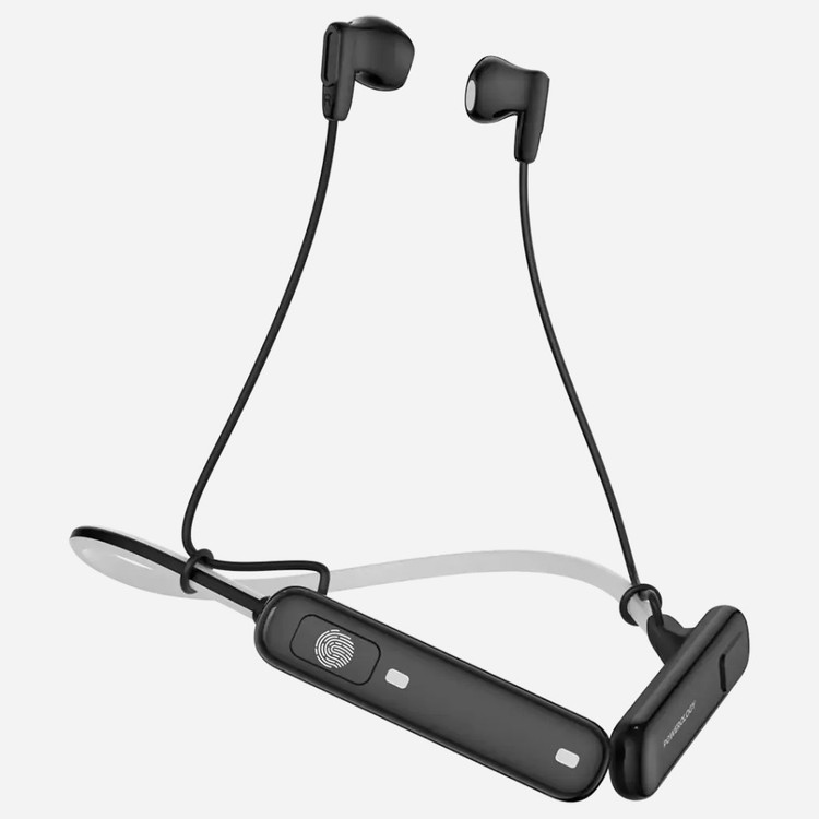 هندزفری دورگردنی مشکی Powerology VOIX ENC Neckband