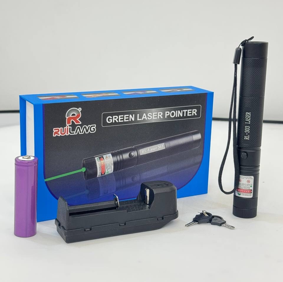 لیزر پوینتر نور سبز RL-303 برد کیلومتری