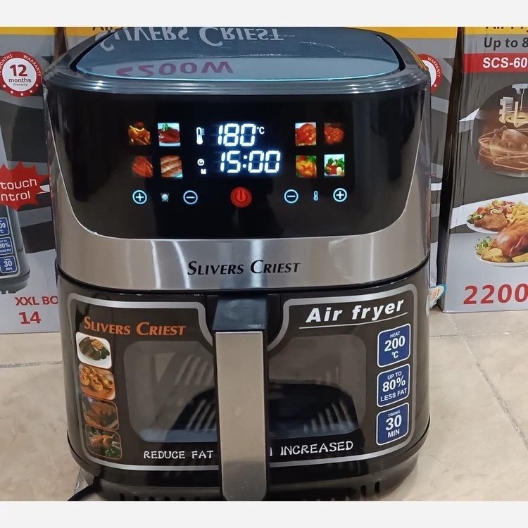 سرخکن سیلور کرست 15.5 لیتری 2 المنته 3500 وات مدل 6090
