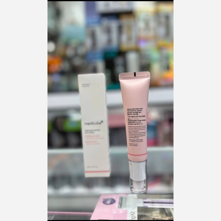 کرم دورچشم ضدچروک و روشن کننده پپتاید مدی کیوبPDRN Pink