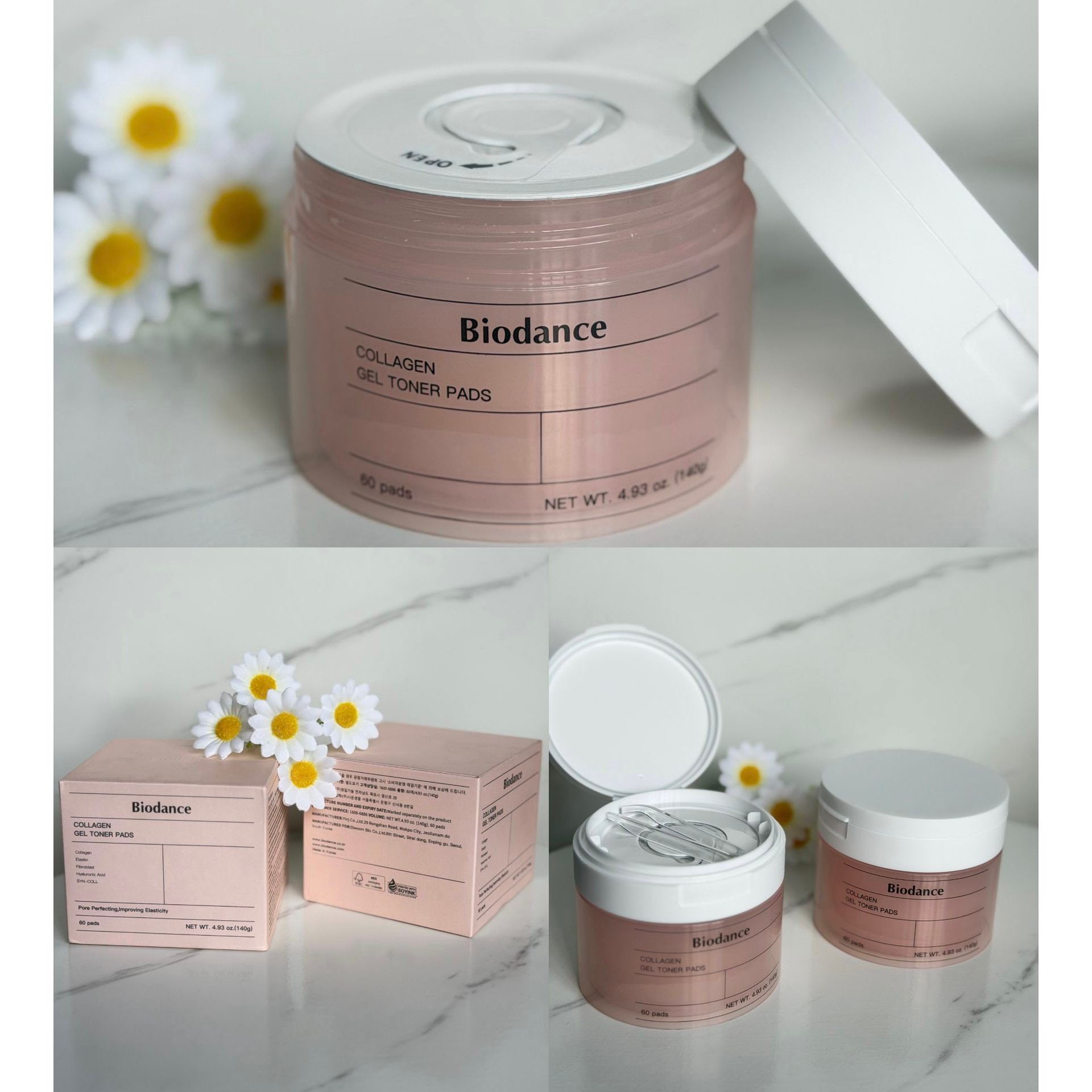 ژل تونر پد کلاژن بایودنس Biodance