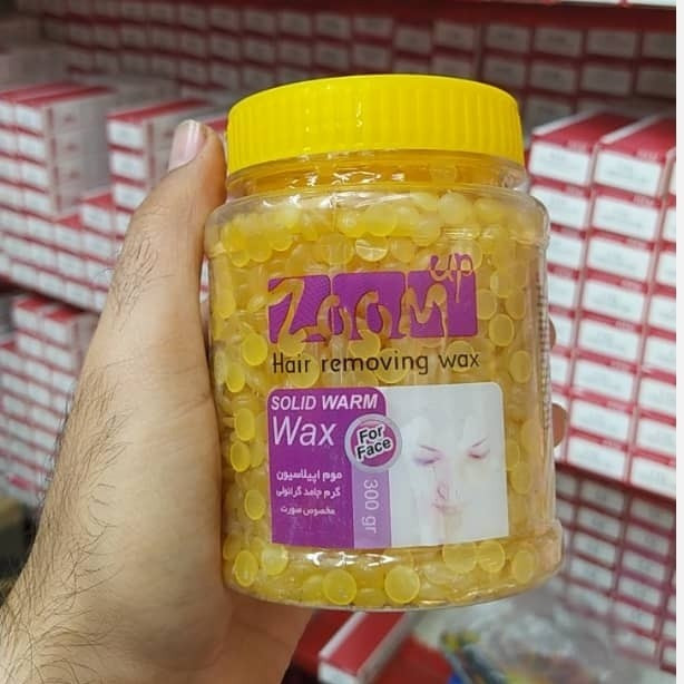 موم اصلاح صورت موم عدسی شمع مرواریدی شمع صورت عدسی وکس گرانولی زوم اپ