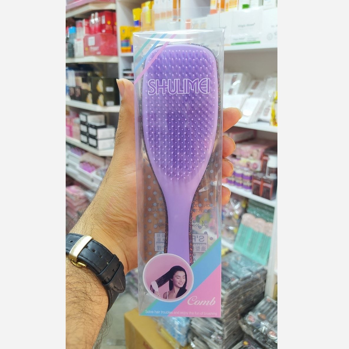 برس مو سیلیکونی شانه گره بازکن