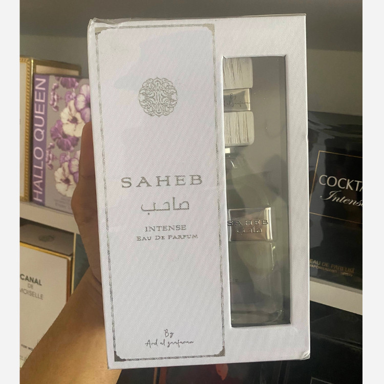 ادکلن صاحب سفید اینتنس ارض الزعفران اورجینال به شرط اصل